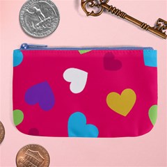 Valentine s Day Pattern Large Coin Purse by Bigfootshirtshop