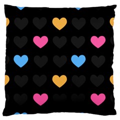 Emo Heart Pattern Standard Flano Cushion Case (one Side) by Bigfootshirtshop