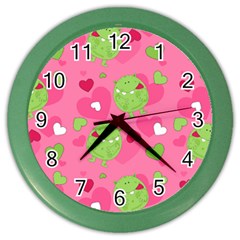 Monster Love Pattern Color Wall Clocks by Bigfootshirtshop