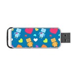 Robot Love Pattern Portable USB Flash (Two Sides) Front