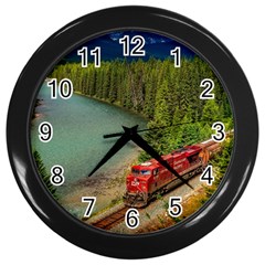 Canadian Railroad Freight Train Wall Clocks (black) by Bigfootshirtshop