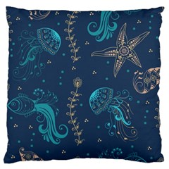 Arabesque Vintage Graphic Nature Standard Flano Cushion Case (one Side) by Bigfootshirtshop