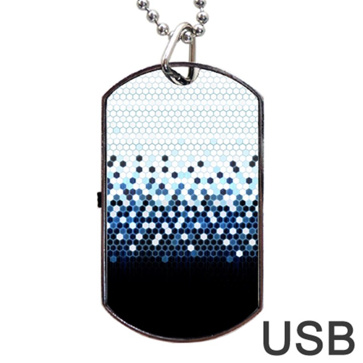 Tech Camouflage Dog Tag USB Flash (One Side)