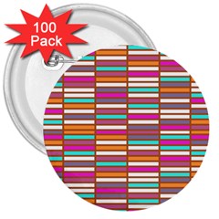 Color Grid 02 3  Buttons (100 Pack)  by jumpercat