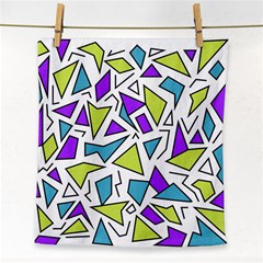 Retro Shapes 02 Face Towel by jumpercat