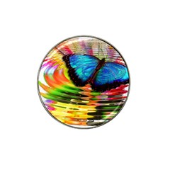 Blue Morphofalter Butterfly Insect Hat Clip Ball Marker by Celenk