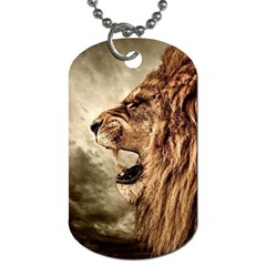 Roaring Lion Dog Tag (one Side) by Celenk