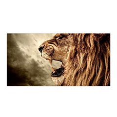 Roaring Lion Satin Wrap by Celenk