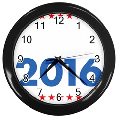 Wtf? 2016 Wall Clocks (black) by dreiser