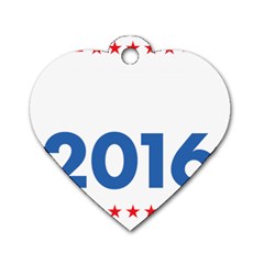 Wtf? 2016 Dog Tag Heart (one Side) by dreiser