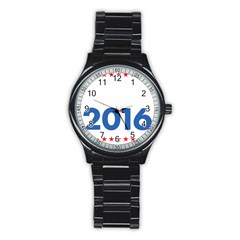 Wtf? 2016 Stainless Steel Round Watch by dreiser