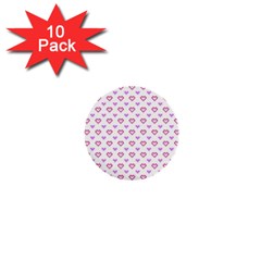 Pixel Hearts 1  Mini Buttons (10 Pack)  by jumpercat