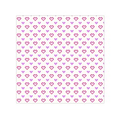 Pixel Hearts Small Satin Scarf (square) by jumpercat