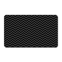 Dark Chevron Magnet (rectangular) by jumpercat