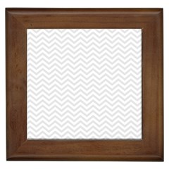 Light Chevron Framed Tiles by jumpercat