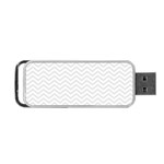 Light Chevron Portable USB Flash (Two Sides) Back