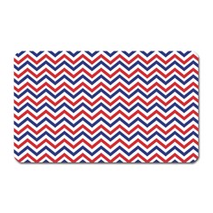 Navy Chevron Magnet (rectangular) by jumpercat