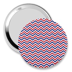 Navy Chevron 3  Handbag Mirrors by jumpercat