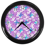 Hard Workout Wall Clocks (Black) Front