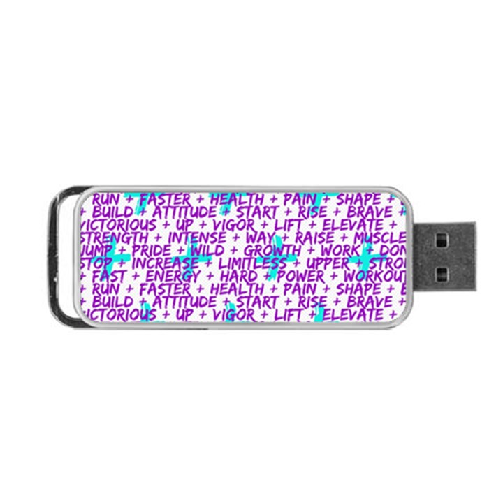 Hard Workout Portable USB Flash (Two Sides)