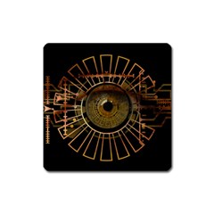 Eye Technology Square Magnet by BangZart