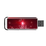 Christmas Candles Christmas Card Portable USB Flash (Two Sides) Front