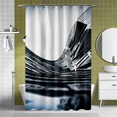 Architecture Modern Skyscraper Shower Curtain 48  X 72  (small)  by BangZart