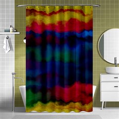 Watercolour Color Background Shower Curtain 48  X 72  (small)  by BangZart