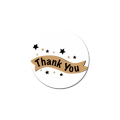 Thank You Lettering Thank You Ornament Banner Golf Ball Marker (10 Pack) by BangZart