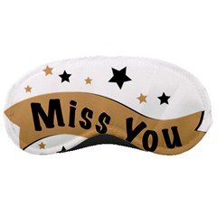 Lettering Miss You Banner Sleeping Masks by BangZart