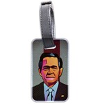 George W Bush Pop Art President Usa Luggage Tags (Two Sides) Front