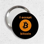 I accept bitcoin 2.25  Handbag Mirrors Front