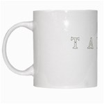 Taboo White Mugs Left