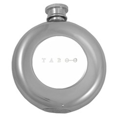 Taboo Round Hip Flask (5 Oz) by Valentinaart