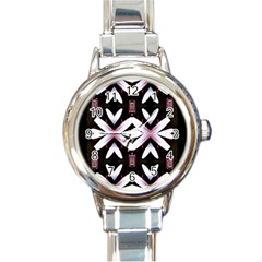 Japan Is A Beautiful Place In Calm Style Round Italian Charm Watch by pepitasart