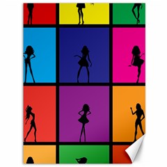 Girls Fashion Fashion Girl Young Canvas 36  X 48   by Celenk