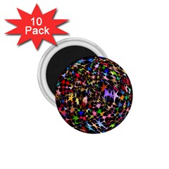 Network Integration Intertwined 1 75  Magnets (10 Pack)  by Celenk