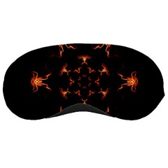 Mandala Fire Mandala Flames Design Sleeping Masks by Celenk