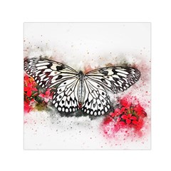 Butterfly Animal Insect Art Small Satin Scarf (square) by Celenk