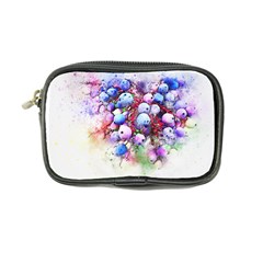 Berries Pink Blue Art Abstract Coin Purse by Celenk