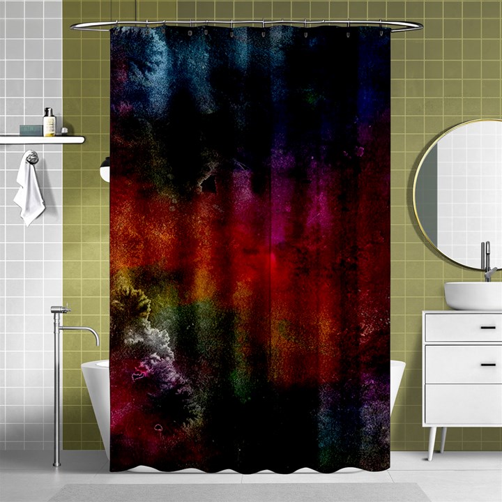 Abstract Picture Pattern Galaxy Shower Curtain 48  x 72  (Small) 