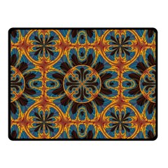 Tapestry Pattern Double Sided Fleece Blanket (small)  by linceazul