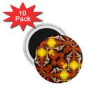 Dancing Butterfly Kaleidoscope 1.75  Magnets (10 pack)  Front