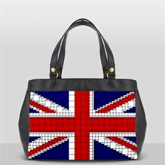 Union Jack Flag Uk Patriotic Office Handbags by Celenk