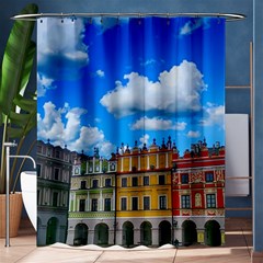 Buildings Architecture Architectural Shower Curtain 60  X 72  (medium)  by Celenk