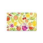 Cute Fruits Pattern Magnet (Name Card) Front