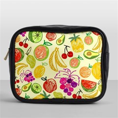 Cute Fruits Pattern Mini Toiletries Bags by paulaoliveiradesign