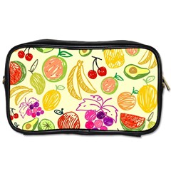 Cute Fruits Pattern Toiletries Bags 2-side by paulaoliveiradesign