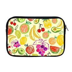 Cute Fruits Pattern Apple Macbook Pro 17  Zipper Case by paulaoliveiradesign