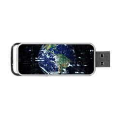 Earth Internet Globalisation Portable Usb Flash (two Sides) by Celenk